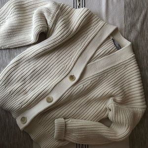 Everlane Textured chunky Cotton Cardigan, Babaaish